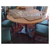 2 Tables- 46"Diam Round  and Square 30" Table