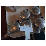 (5) Stainless Steel Cream Pitchers