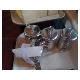 (4) Stainless Steel Cream Pitchers