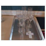 (6) Stockyard Inn Champagne Glasses