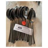 (24) Stainless Steel Spoons