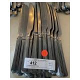 (24) Stainless Steel Knives
