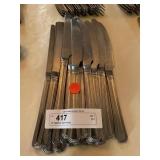 (24) Stainless Steel Knives