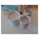 (12) Bouillon Cups and Saucers