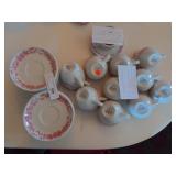 (21) Vintage Jackson Cups and Saucers