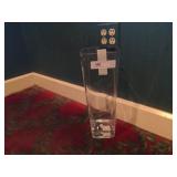 Large Glass Flower Vase