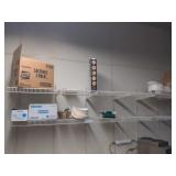 (2) 96" Wire Shelves with Brackets