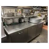 Heavy Duty Stainless Steel Table w/3 Bins & 3-Draw