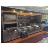 Stainless Steel Flat Top Line W/2 Charbroilers