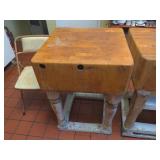 Antique Butcher Block Table