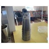 8 Stainless Steel Milkshake Cups