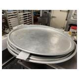 (7) 24" Oval Serving Trays