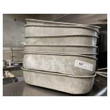 (7) 16-1/2"Lx3"D Aluminum Pans