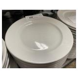 (25) 10-3/4" White World Dinner Plates