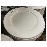 (25) 10-3/4" White World Dinner Plates