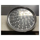 (3) 15-1/2" Stainless Steel Round Trays