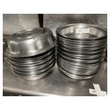 (40) 10" Stainless Steel Plate Covers