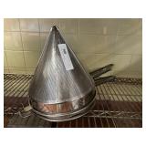 (2) Stainless Steel Cone Strainers