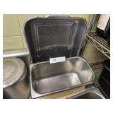 (2) Stainless Steel 7"x7-1/2"D Inserts