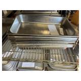 (11) 15-1/2"x9"x2" Stainless Steel Inserts