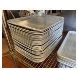 (27) Aluminum Trays 16"x12"