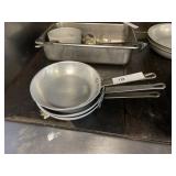 (3) 8" Saute Pans