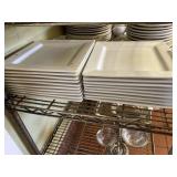 (19) 10-1/2" Square Dinner Plates