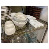Large Selection of White Serving Platters