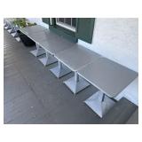 (5) Pedestal Tables