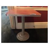 Vintage Square Pedestal Table