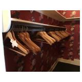 Approx. 75 Wooden Hangers