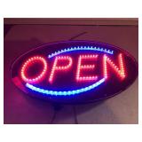 Lighted OPEN Sign