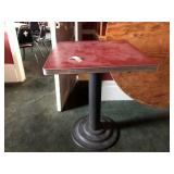 Vintage Pedestal Table with 24"x24" Top