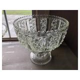 Decorative Pedestal Punch Bowl