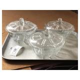 3 Decorative Candy Dishes