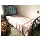 Vintage Tube Steel Single Bed