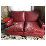 Vintage Vinyl Loveseat or Separate Side Chairs