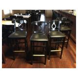 4 Matching Upholstered Bar Stools BTPx4