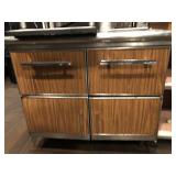 Vintage Stainless Steel Cabinet 2 Doors