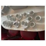 12 Sets of Cups and Saucers