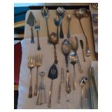 19 Misc. Silverplate And Other Servingware