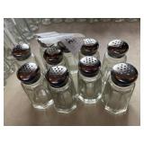 (10) Vintage Salt & Pepper Shakers with Mushroom