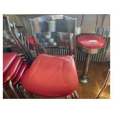 (6) Vintage Style Ice Cream Parlor Chairs