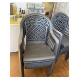 (6) Outdoor Heavy Plastic Chairs
