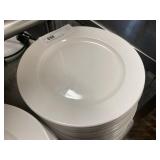 (25) 10-3/4" White World Dinner Plates