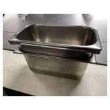 (3) 11-1/2"x6"x3-1/2"D Stainless Steel Inserts