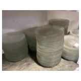 150+ 8" Glass Salad Plates