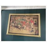 Pub Scene Wall Hanging