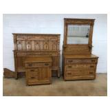3 Pc. Eastlake Victorian Bedroom Suite