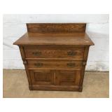 Refinished Oak Wash Stand